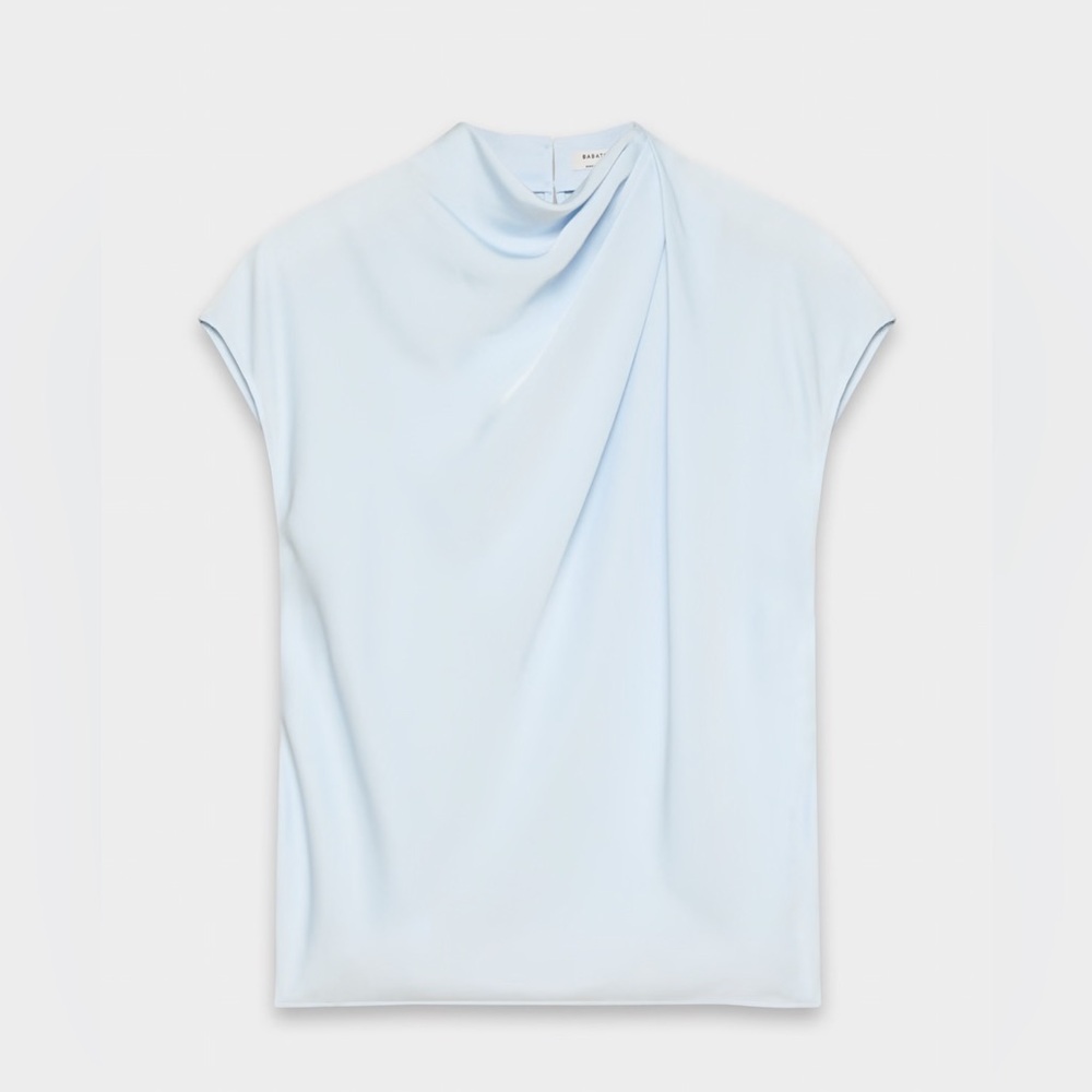 NWOT Babaton Pale Blue nominee blouse xs